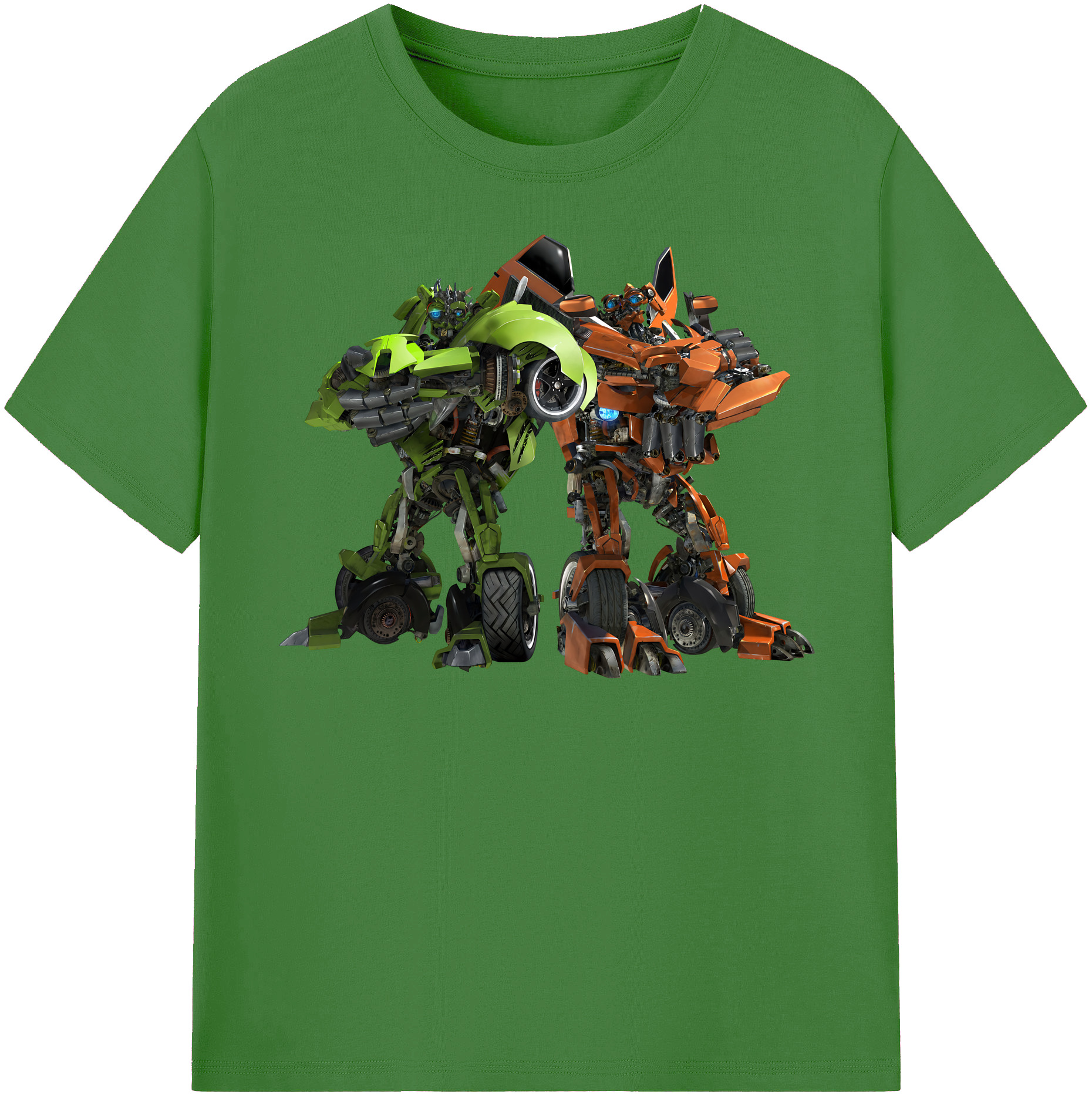 （画像用） Transformers トランスフォーマー レディースカジュアルプリントTシャツ（綿100％）